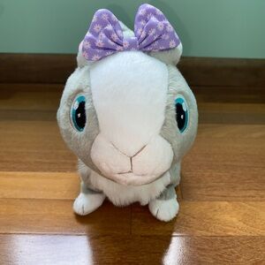 Betsy the bunny interactive plush.